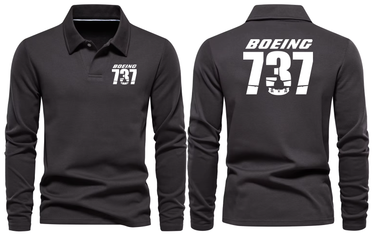 BOEING 737 LONG SLEEVE POLO